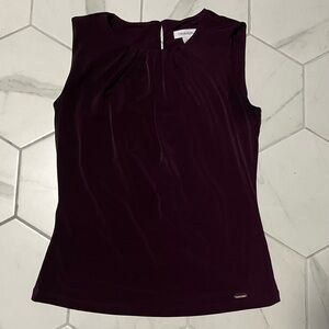 Deep Purple Calvin Klein blouse